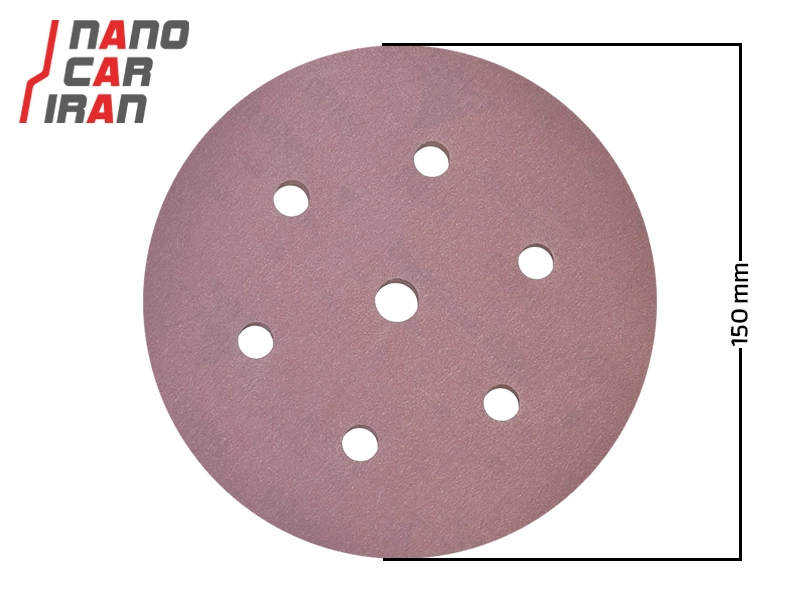 سنباده سایز ۱۵۰ میلی‌ متری ( ۶ اینچ ) سیا درجه زبری P400 SIA 150mm (6 inch) Sanding Disc P400 Grit